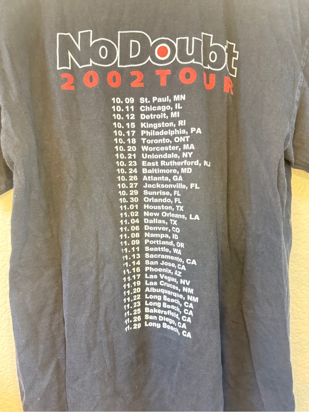 Vintage No Doubt Band T-Shirt 2002 Tour, Size Small - Picture 10 of 14